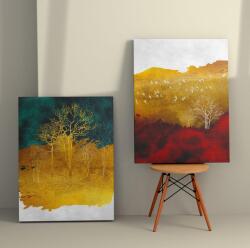 Novato Tablou Canvas (2 bucăți) 2KNV4281, Multicolor, 110x70 cm (910NVT1203)