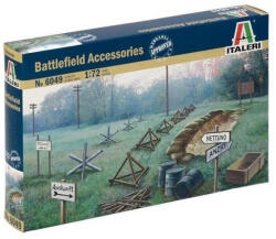  Italeri: II. világháborús csatamező kiegészítők, 1: 72 6049s