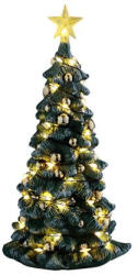 Lemax snowy christmas tree, clear light General 2025 - dekorfalvak