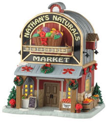 Lemax nathan's naturals market Harvest Crossing 2025