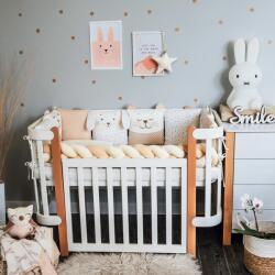 Veres Бебешки спален комплект VERES Smiling animals beige