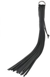  Xavier bőr korbács, fekete -60cm - titkossexshop