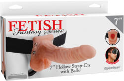 Hollow Strap-On with Balls-18cm
