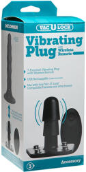  VAC-U-LOCK Vibrating Plug with Remote