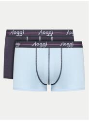 Sloggi 2 db-os férfi boxeralsó szett, Sloggi, 304362293, Pamut, M INTL, Kék (0000304362293_5)