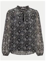 ONLY Női blúz, Only, 304607363, Poliészter, S INTL, Fekete (0000304607363_S)