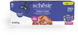 Schesir Schesir Complete Nutrition Filet hús- vagy hallében konzerv 24 x 85 g - Tonhal & marhahús