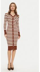 Fracomina Női ruha, Fracomina, 304449017, Viszkóz/Poliamid, L INTL, Barna (0000304449017_L)