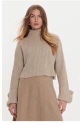 ViCOLO Női blúz, Vicolo, 304948909, Viszkóz/Poliamid/Gyapjú, M INTL, Bézs (0000304948909_M)