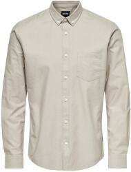 ONLY & SONS Férfi ing, Only&Sons, Pamut, Bézs, M INTL (196636)