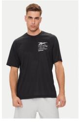 Reebok Férfi póló, Reebok, 304552199, Újrahasznosított poliészter, M INTL, Fekete (0000304552199_M)