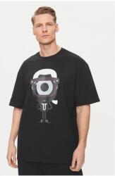 Karl Lagerfeld Férfi póló, Karl Lagerfeld, 10692, fekete, pamut, M INTL (0000303610692-M)