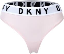 DKNY DKNY, tanga bugyi logós derékpánttal, világos rózsaszín, M (8043DK4529-I290Y-M)