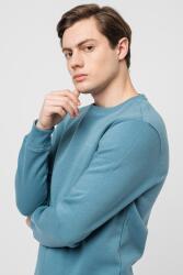 BLEND BLEND, Kerek nyakú pulóver diszkrét logóval, Púderkék, 2XL (20712522-184217-XXL)