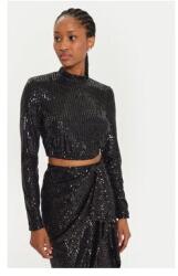 ViCOLO Női blúz, Vicolo, 304936074, Poliészter, M INTL, Fekete (0000304936074_M)