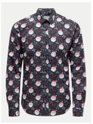 ONLY & SONS Férfi ing, Only & Sons, 304493591, Újrahasznosított poliészter/pamut, M INTL, Kék (0000304493591_M)