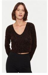 Noisy May Női blúz, Noisy May, 304534867, Poliészter/Metál szálak, L INTL, Fekete (0000304534867_L)