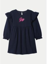 GAP Lányka ruha, Gap, 304985959, Pamut/Poliészter, 110 CM, Kék (0000304985959_5Y)