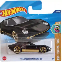 Mattel Hot Wheels '71 Lamborghini Miura SV kisautó (HYX73) - jatekbirodalom