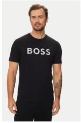 BOSS Férfi póló, Boss, 304018534, Pamut, M, Fekete (0000304018534_M)