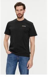Napapijri Férfi póló, Napapijri, 303755744, Pamut, 2XL INTL, Fekete (0000303755744_XXL)