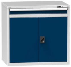 POLAK Fiókos szekrény ZG6, 1037 x 753 x 990 mm, szürke-sötétkék