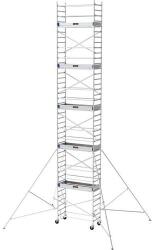 Tubesca-Comabi Neolium 200 line alumínium gurulóállvány, munkamagasság: 10 m