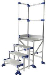 Tubesca-Comabi Meca Modul munkaállvány, 2 korláttal, 4 fokos, pallóhossz: 0, 5 m