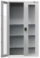 POLAK Szerszámszekrény SK2-001S, 1044 x 405 x 1950 mm, szürkésszürke