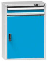 POLAK Fiókos szekrény ZP1, 731 x 464 x 990 mm, szürkéskék