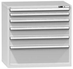 POLAK Fiókos szekrény ZG3, 1037 x 753 x 990 mm, szürkésszürke