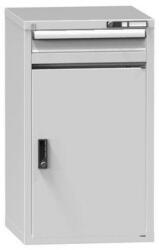 POLAK Fiókos szekrény ZA1, 578 x 600 x 990 mm, szürkésszürke