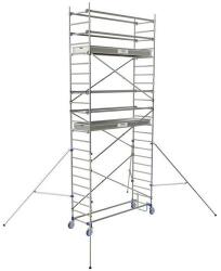 Tubesca-Comabi Cross 250 alumínium gurulóállvány, munkamagasság: 7, 85 m