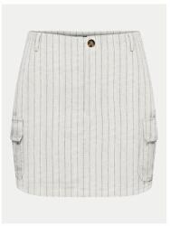 Only Női szoknya, Only, 303389192, Len/Viszkóz, S INTL, Fehér (0000303389192_S)