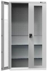POLAK Szerszámszekrény SK2-003S, 1044 x 405 x 1950 mm, szürkésszürke
