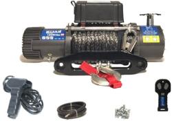 Husar Winch Troliu Husar Winch 12000lbs (5443kg) 12V Cablu Sintetic 25m Raport 265: 1
