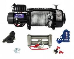 Husar Winch Troliu Husar Winch 18000lbs (8165kg) 24V Cablu de oțel 28.5m