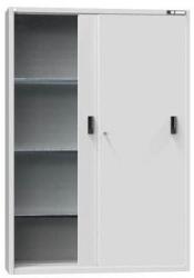 POLAK Szerszámszekrény SP2-001, 1350 x 405 x 1950 mm, szürkésszürke