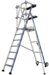 Tubesca-Comabi Sherpamatic Saloon alumínium munkaállvány, 7 fokos