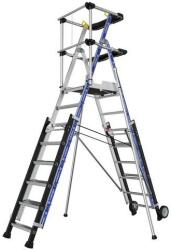 Tubesca-Comabi Sherpascopic állítható alumínium munkaállvány, 8-11 fokos