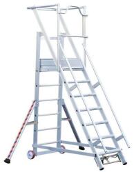 Tubesca-Comabi mobil alumínium munkaállvány, 7 fokos