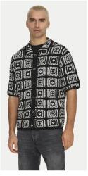 ONLY & SONS Férfi ing, Only & Sons, 305331717, Pamut, XL INTL, Fekete (0000305331717_XL)