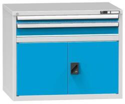 POLAK Fiókos szekrény ZG8, 1037 x 753 x 840 mm, szürkéskék