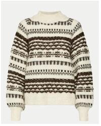 VERO MODA Női blúz, Vero Moda, 304510946, Újrahasznosított poliészter/akril, L INTL, Bézs (0000304510946_L)