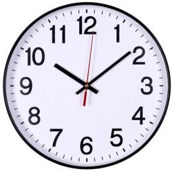 Office Products Falióra, 30 cm, DONAU, fekete keret (D301105)