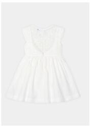 Mayoral Lányka ruha, Mayoral, 304013577, Viszkóz/Poliészter, 122 CM, Fehér (0000304013577_7Y)