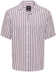 ONLY & SONS Férfi ing, Only & Sons, 0000301845539_XS, viszkóz, lila, XS INTL (0000302018925_L)