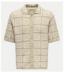 ONLY & SONS Férfi ing, Only & Sons, 305331724, Pamut, XL INTL, Bézs (0000305331724_XL)