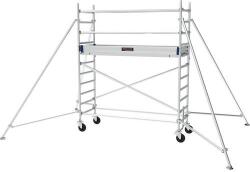 Tubesca-Comabi Neolium 250 line alumínium gurulóállvány, munkamagasság: 2 m