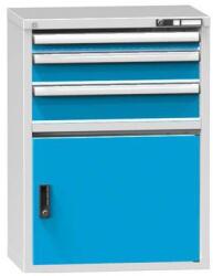 POLAK Fiókos szekrény ZP2, 731 x 464 x 990 mm, szürkéskék